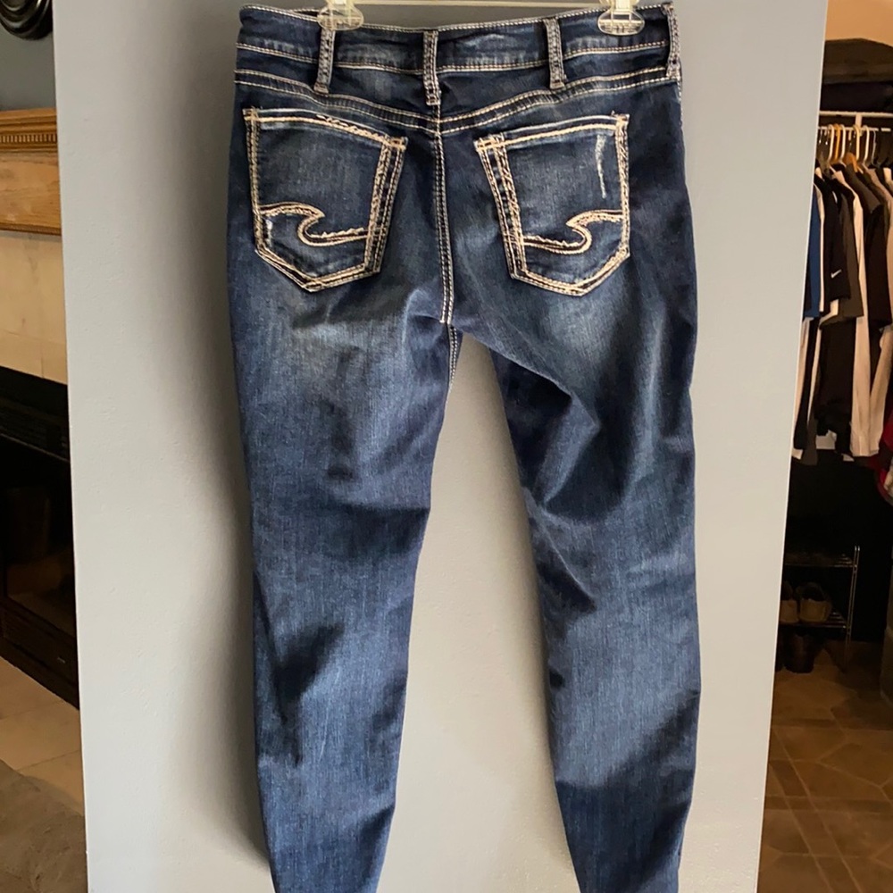 Silver jeans